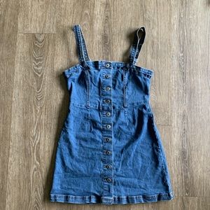 Vintage denim sleeveless dress